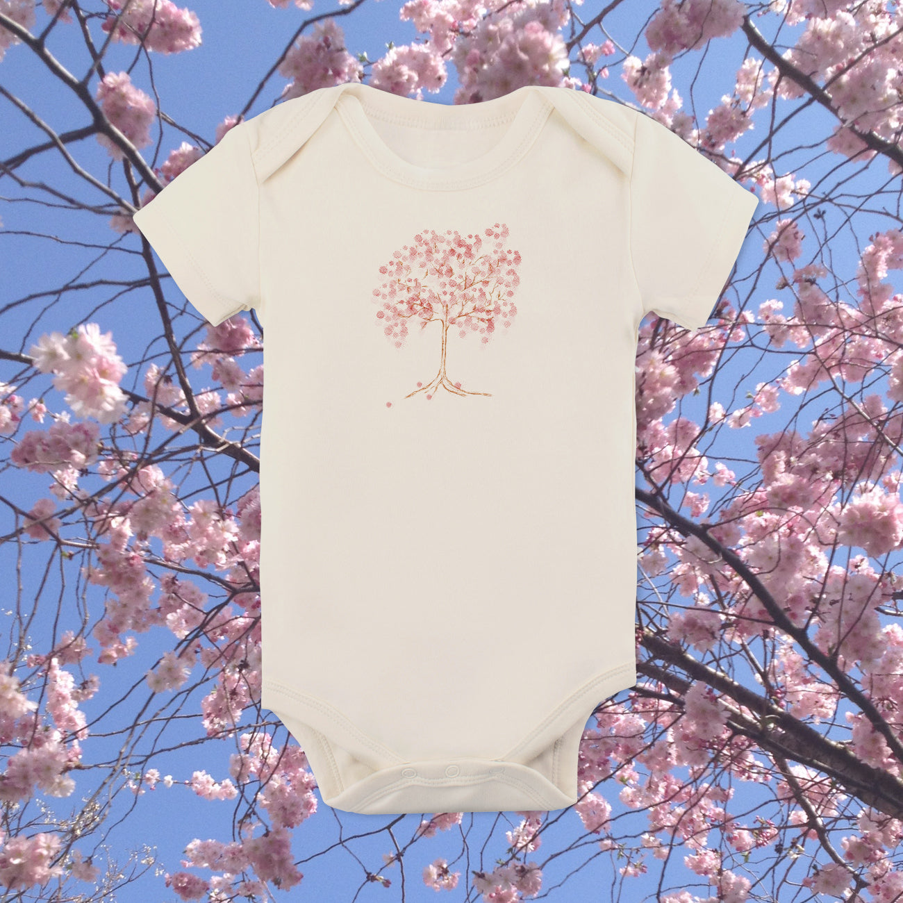 Tree | Newborn bodysuit short sleeve