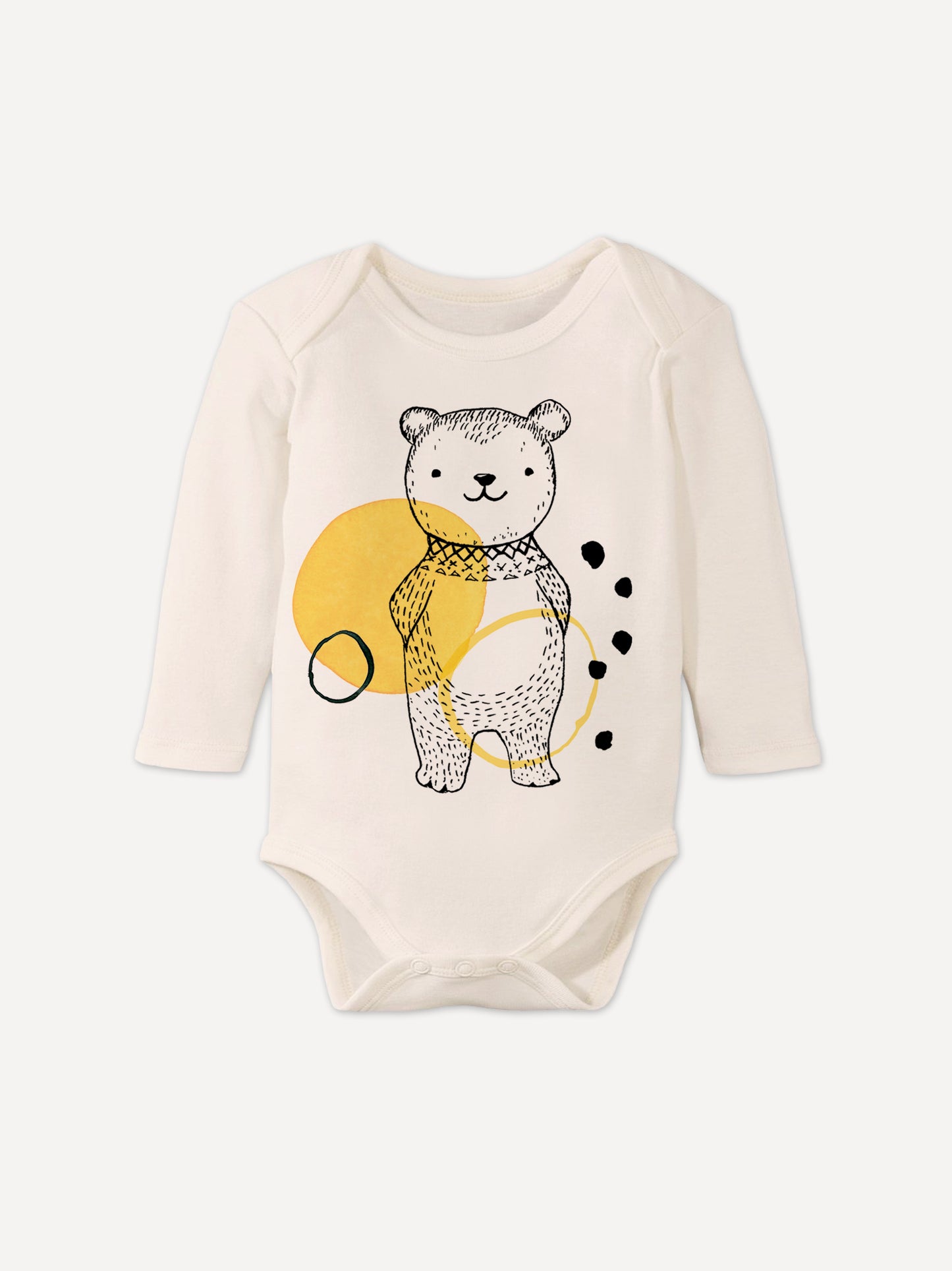 Bruno the Bear | Baby bodysuit long sleeve