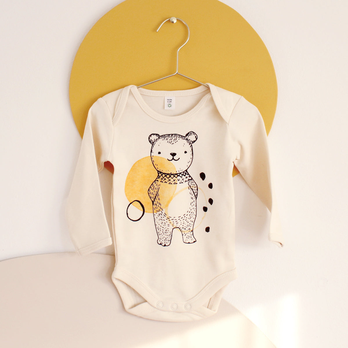 Bruno the Bear | Baby bodysuit long sleeve