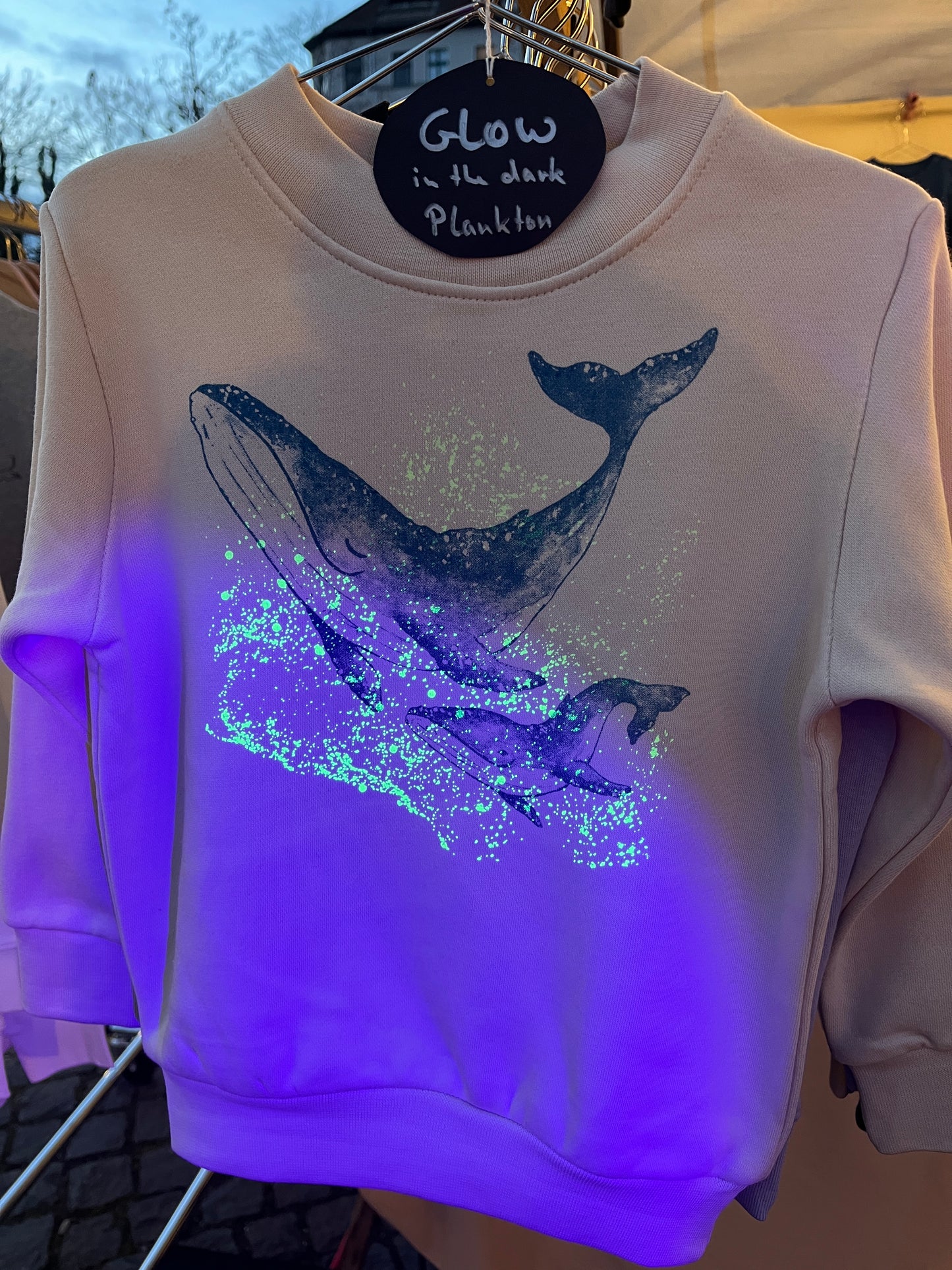 Wale 'Glow in the Dark Plankton' | Sweater 2-11 Jahre