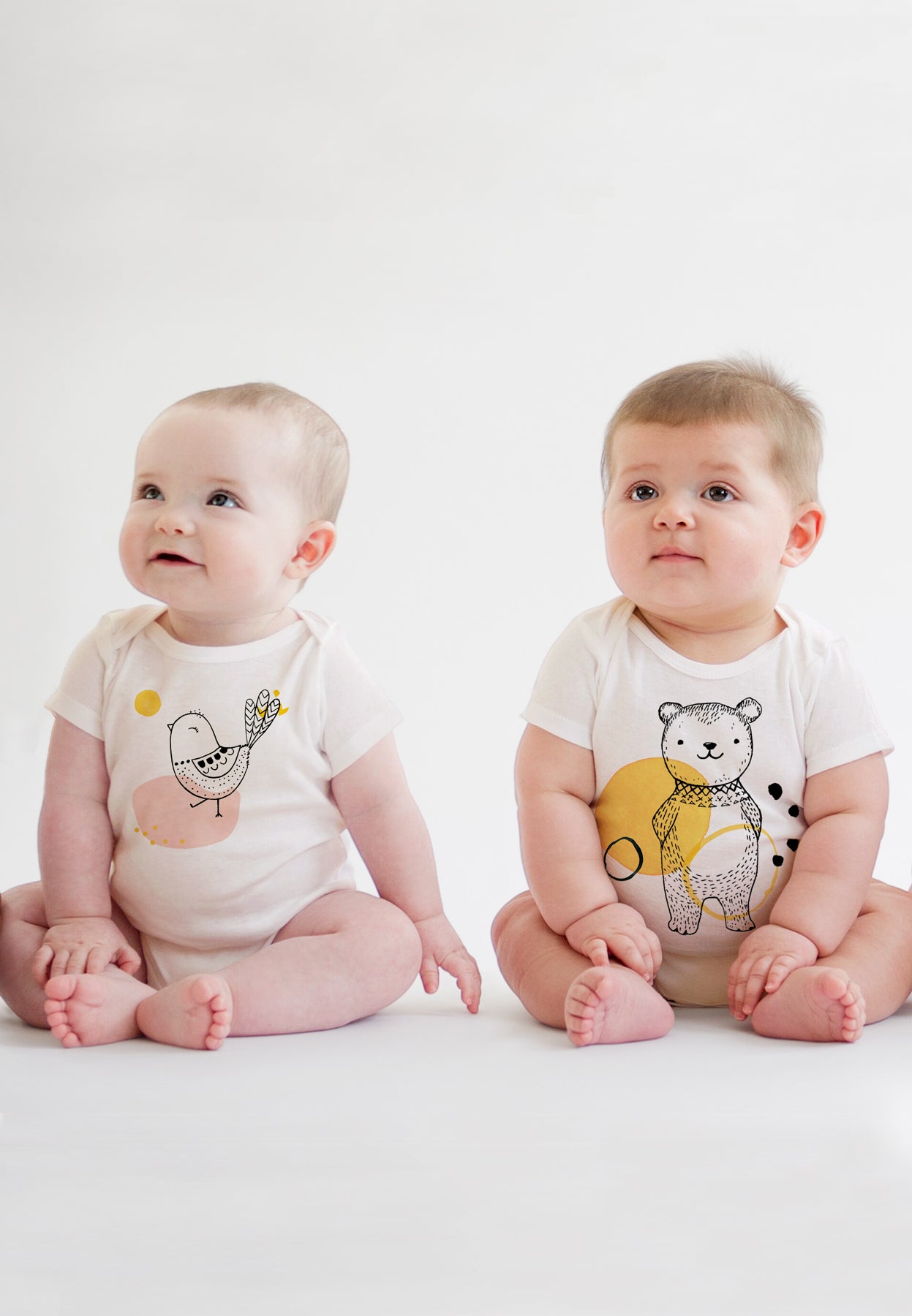 Kiki the Bird | Baby bodysuit short sleeve