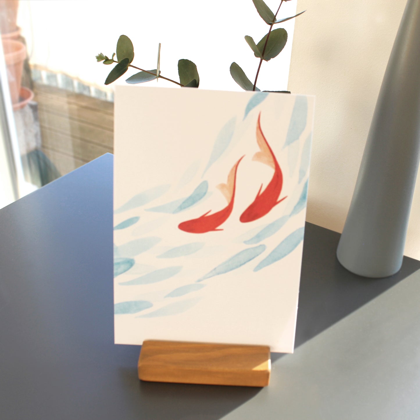 Koi Fische | Postkarte