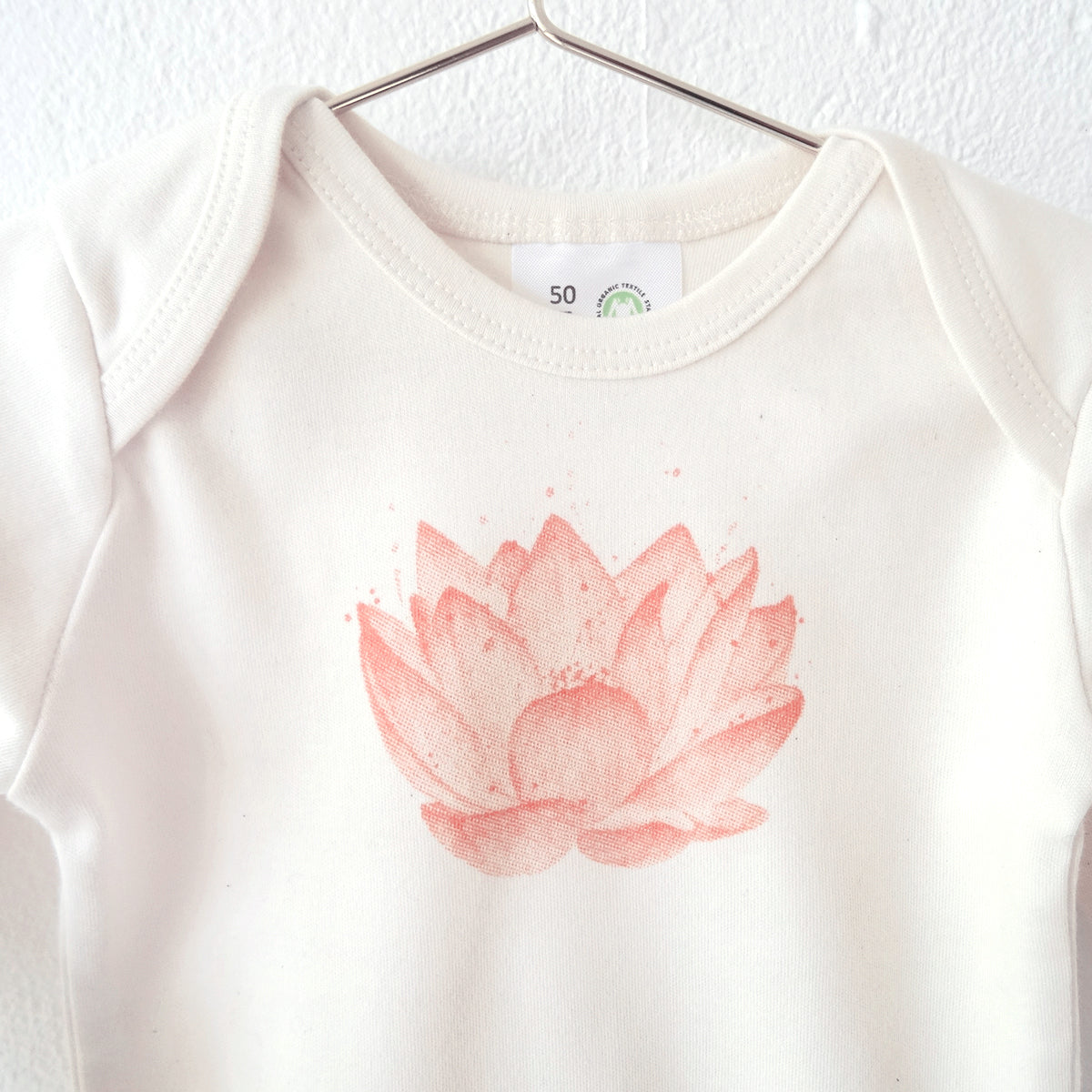 Pink Lotus | Bodysuit for newborns