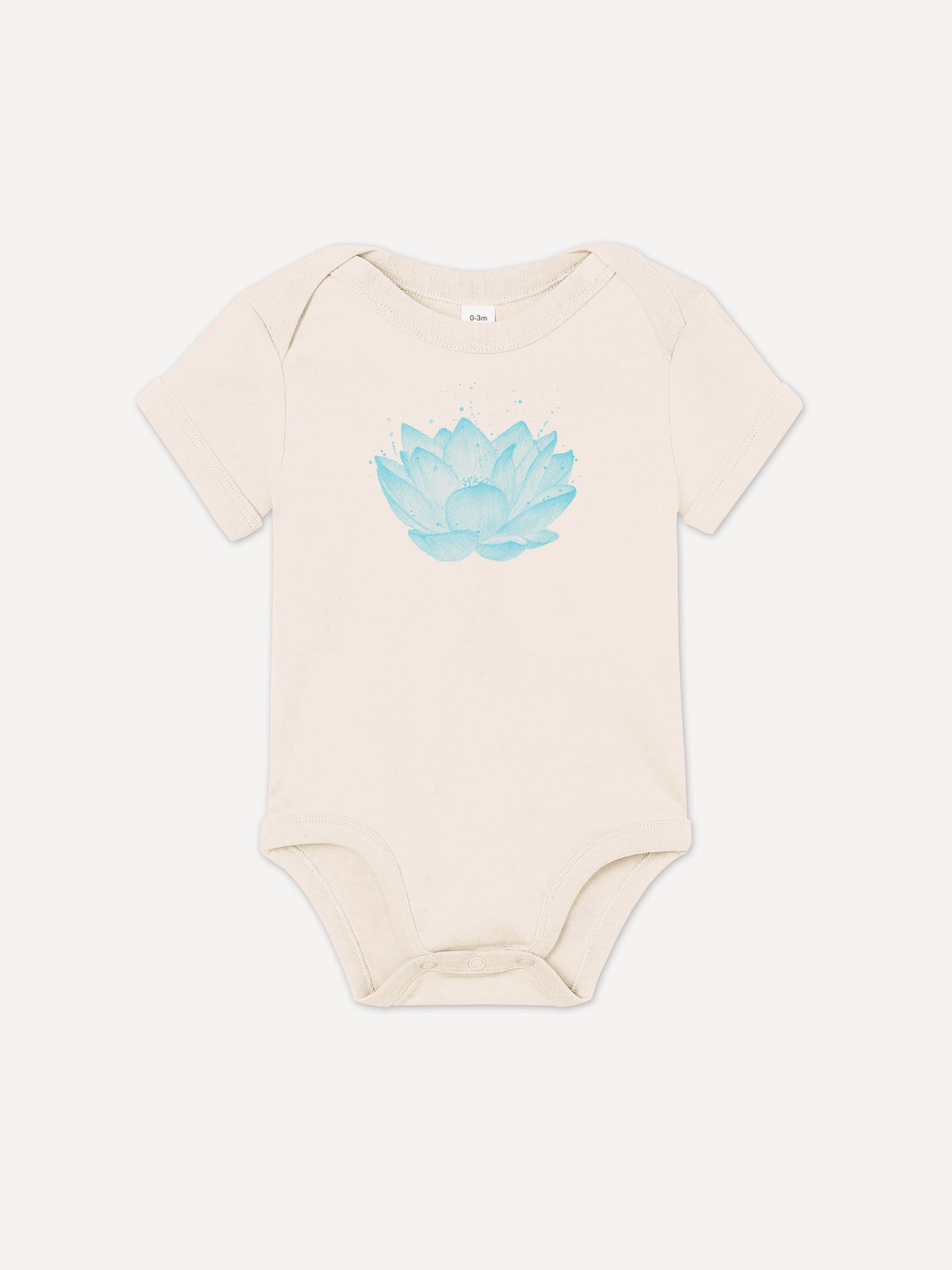 Lotus blue | Summer bodysuit short sleeve