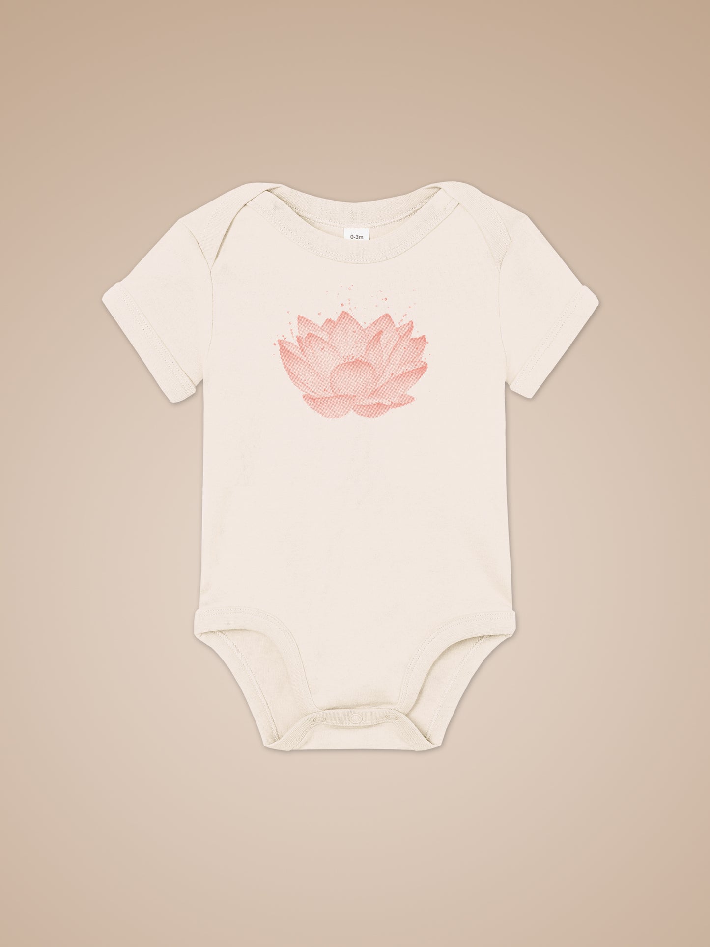 Pink Lotus | Bodysuit for newborns