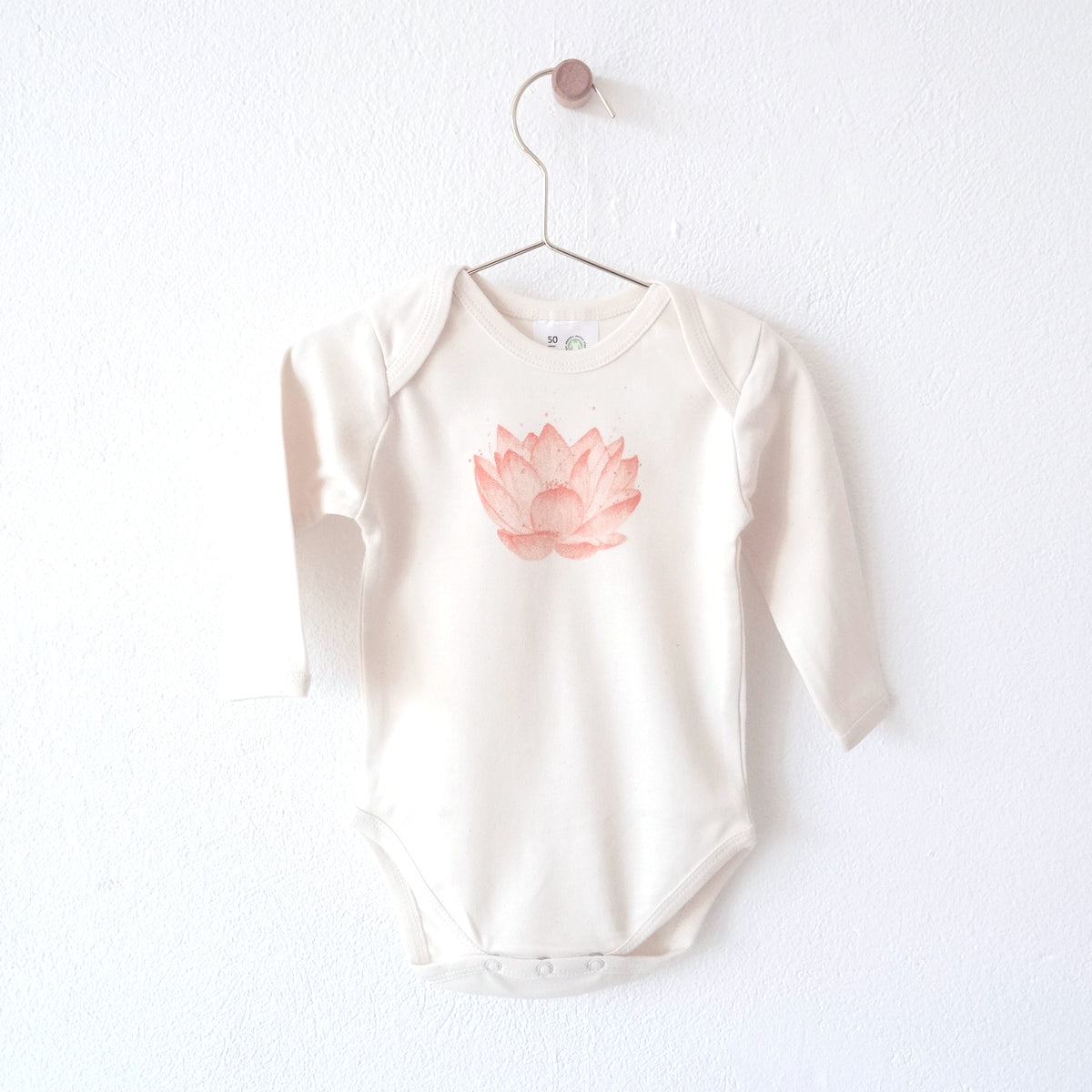 Pink Lotus | Long-sleeved bodysuit