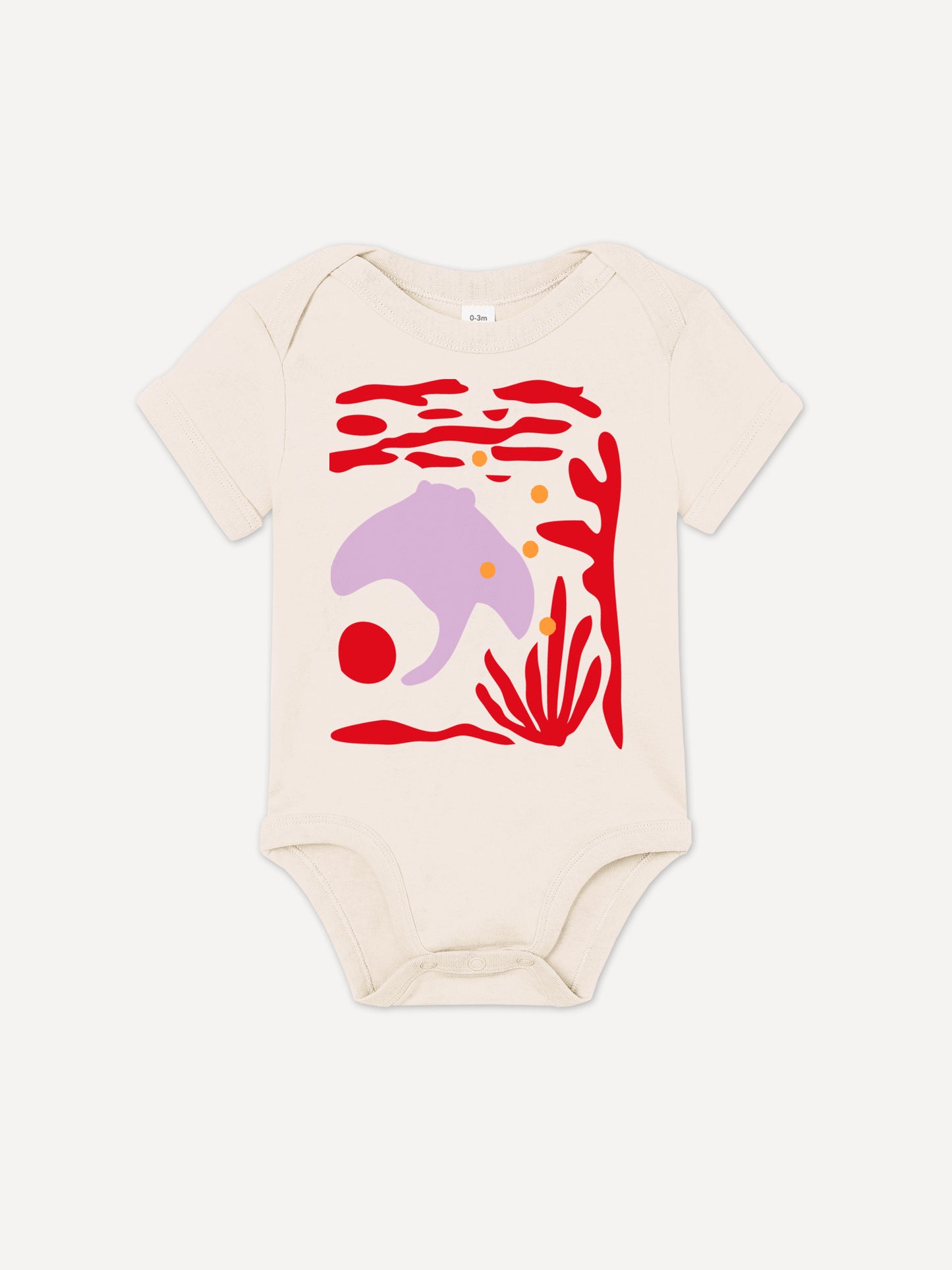 Manta Ray | Baby Bodysuit short sleeve