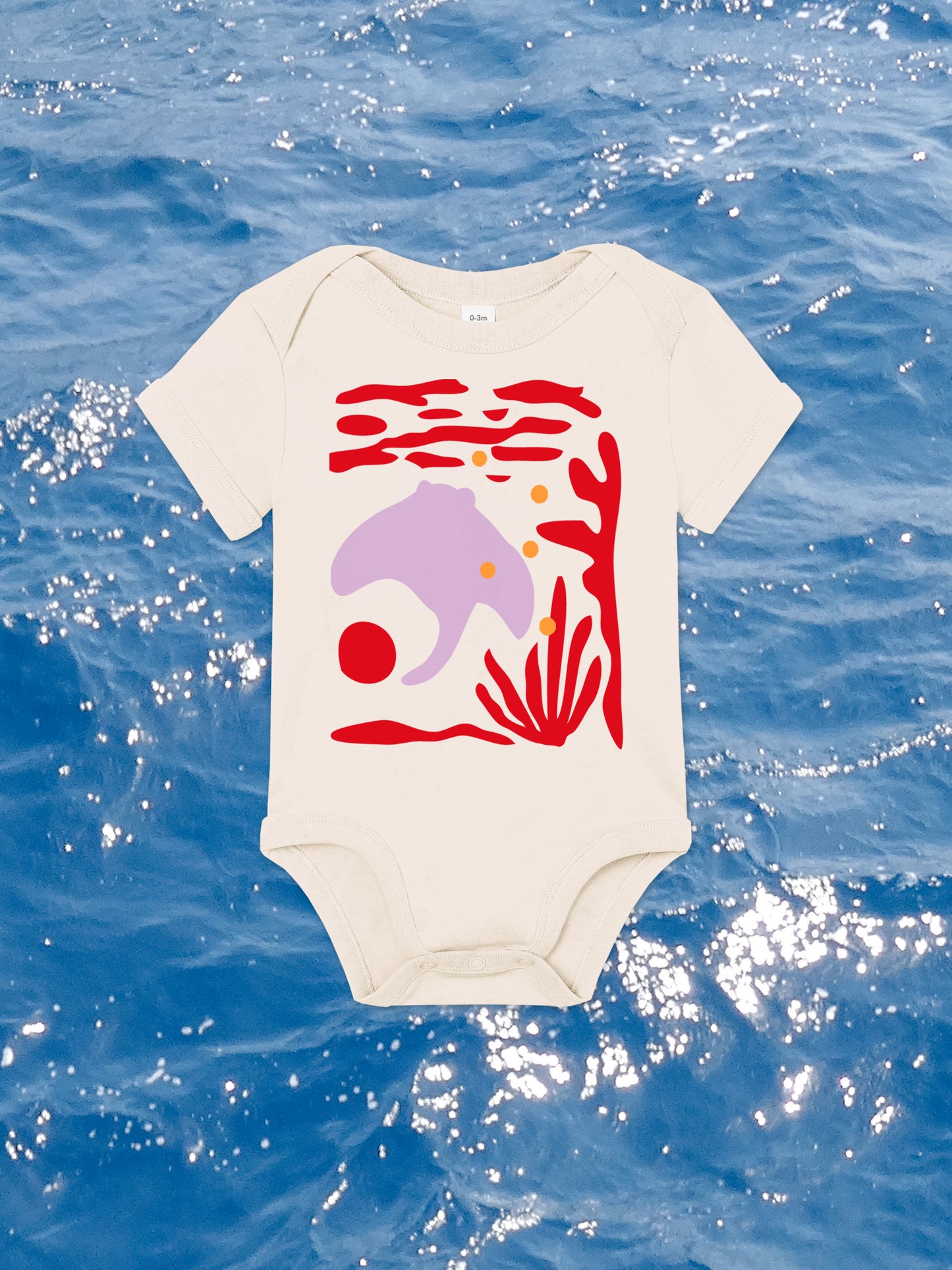 Manta Ray | Baby Bodysuit short sleeve