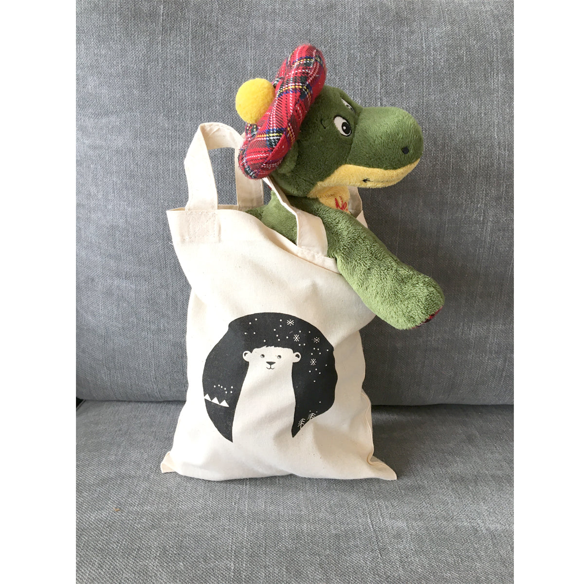 Paul the Polar Bear | small fabric bag