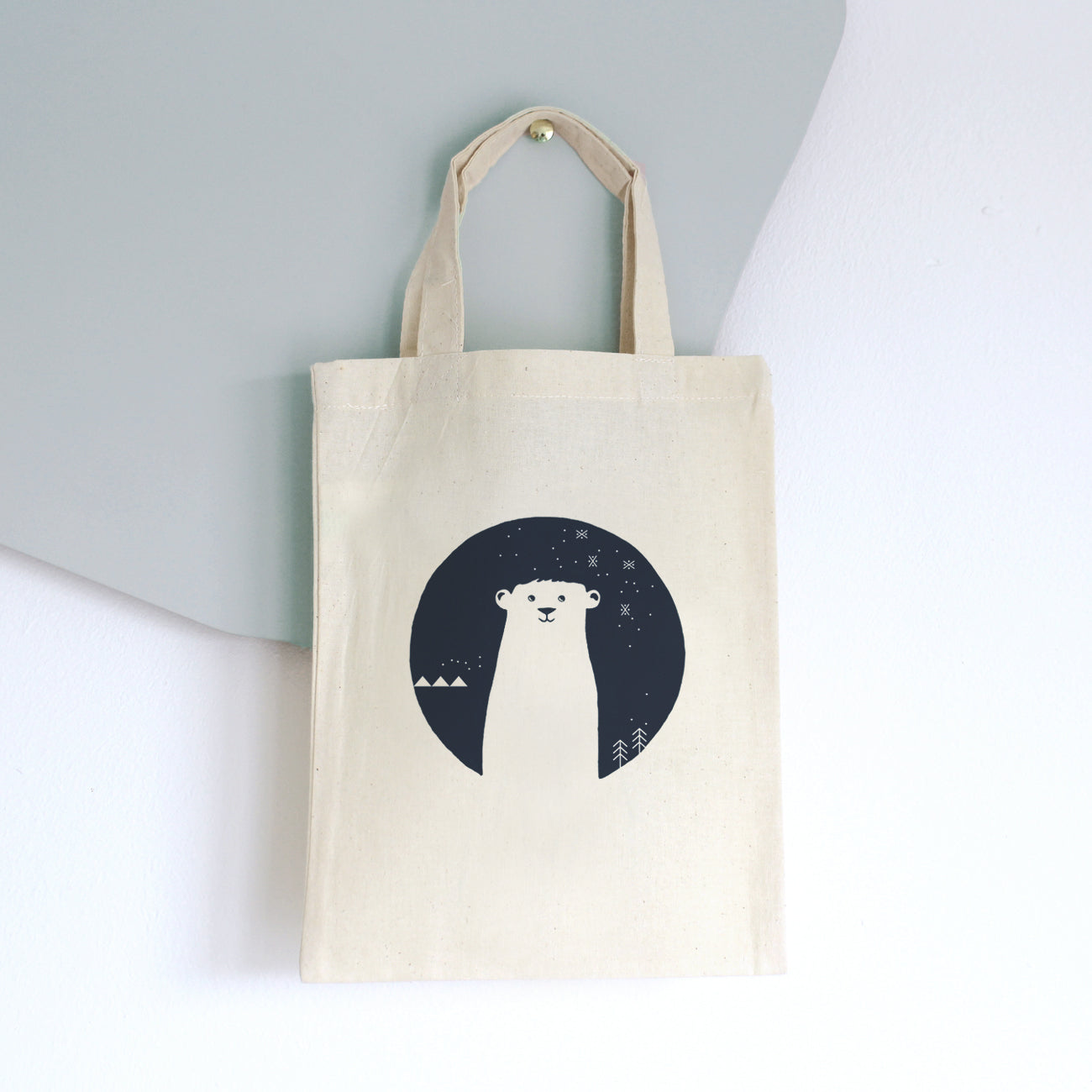 Paul the Polar Bear | small fabric bag