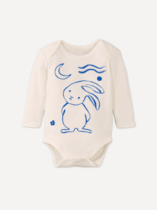 Moon Bunny | Long-sleeved bodysuit