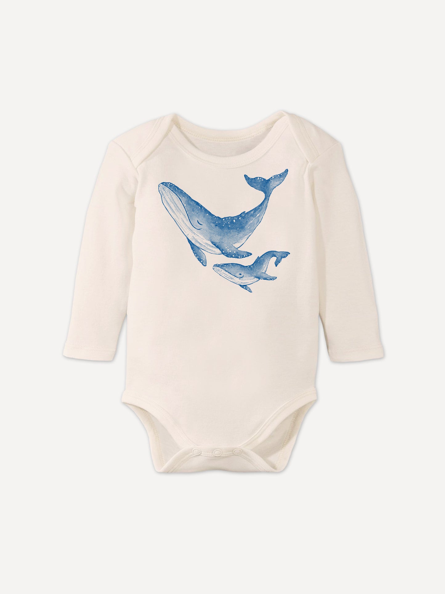 Whales | Long sleeve bodysuit